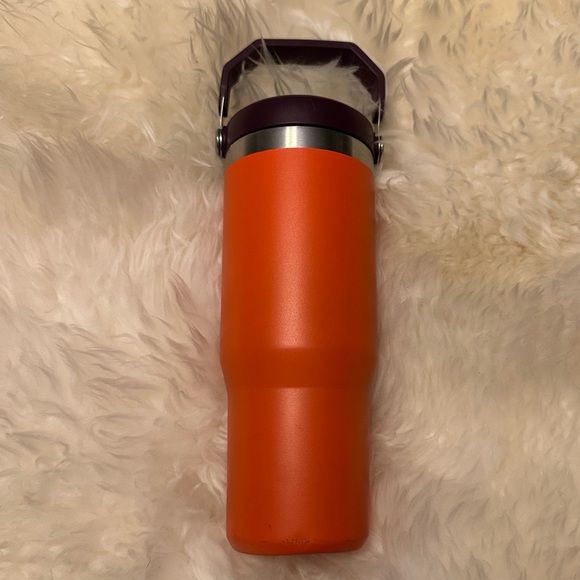 Stanley Iceflow 30 oz Tigerlily Orange Plum Flip Straw - Picture 6 of 10